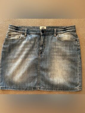 H&M Light Blue Denim Mini Skirt